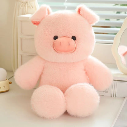 Running Pink Pig Plush